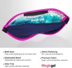 Magic Gel - Augenmaske zum Kühlen oder Erhitzen - Kühlende Augenmaske mit Kühlpads - Migräne Maske auch als Schlafmaske geeignet – Bild 3
