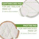 Bambaw, Wiederverwendbare Wattepads mit 2 Aufbewahrungs und Waschbeutel – Bild 5