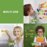 Coogam Grossbuchstaben Kleinbuchstaben Buchstaben und Zahlen für Kinder A-Z Alphabet Kühlschrankmagnete Pädagogische Spielzeug für Vorschule ABC Lernen (78 Stück) – Bild 6