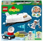 LEGO 10944 DUPLO Spaceshuttle Weltraummission, Spielzeug-Rakete mit Steine für Kleinkinder, Mädchen und Jungen ab 2 Jahre, mit Astronauten-Figuren – Bild 7
