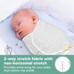 KeaBabies 3er-Pack Bio-Schlafsäcke – Ergonomische Pucksäcke für Babys 0-3 Monate – Bild 5