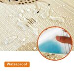 Gupamiga, Spielmatte Baby Krabbelmatte Faltbarer, BabyTeppich Spielteppich Ungiftig XPE-Schaumboden Rutschfest Beidseitig Tragbar Wasserdicht (145 x 193 x 1 cm) – Bild 5