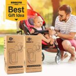 BUNDLEPRO Getränkehalter für Kinderwagen,Universal Getränkehalter für Fahrrad, 2 Stücke,360 Grad Rotation, Flaschenhalter Wasser Becherhalter für Trolleys Mountainbikes,Kinderwagen und Rollstuhl – Bild 6