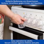 Herdknopf Kindersicherung – Schutz für bis zu 6 Knöpfe, einfache Montage & Ersatz-Klebe-Pads – Bild 7