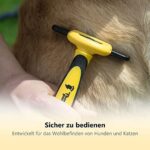 Thunderpaws Profi-Fellpflegewerkzeug, De-Shedding-Bürste für Haustiere, D-Shedz für Hunde oder Katzen mit kurzem oder langem Fell, für kleine, mittlere und grosse Rassen – Bild 4