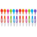 Munchkin Weiche Fütterlöffel, mehrfarbig, 12er-Pack