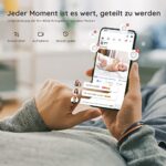 BOIFUN Babyphone mit Kamera 1080P, 5" Babyphone Video, PTZ 355°, Bewegungs- und Geräuscherkennung, Temperatur- und Luftfeuchtigkeitsüberwachung, unterstützt Mobile App Steuerung – Bild 7