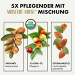 Eclat Skincare, BIO-Arganöl-Shampoo, 5X MEHR FEUCHTIGKEITSSPENDENDE OMEGA-6-FETTSÄUREN für geschmeidigeres, gesünderes Haar mit nährstoffreichem Jojoba- und Mandelöl – Bild 4