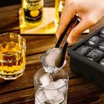 LessMo 15-Fach Eiswürfelform, 2er Pack grosse Silikon Eiswürfelbehälter mit Deckel, Platzsparend und stapelbar Ice Tray Ice Cube, LFGB Zertifiziert und BPA Frei Eiswürfelformen für Babynahrung Getränk – Bild 5