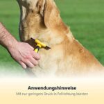 Thunderpaws Profi-Fellpflegewerkzeug, De-Shedding-Bürste für Haustiere, D-Shedz für Hunde oder Katzen mit kurzem oder langem Fell, für kleine, mittlere und grosse Rassen – Bild 2