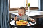 PandaEar Silikon Baby Teller Rutschfest Kinder Tischset mit Saugnäpfen, Geteilte Standfeste Babyteller Kleinkind Teller, BPA-Frei - 3er Pack, Spülmaschinen und MikrowellenFest, Blau Grün Gelb – Bild 3