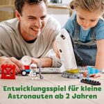 LEGO 10944 DUPLO Spaceshuttle Weltraummission, Spielzeug-Rakete mit Steine für Kleinkinder, Mädchen und Jungen ab 2 Jahre, mit Astronauten-Figuren – Bild 2