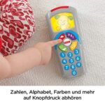 Fisher Price DLD32, Lernspass Fernbedienung, zum Aktivieren von Liedern und Lerninhalten, Babyspielzeug ab 6 Monaten – Bild 5