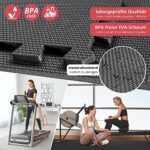 Schutzmatten Set - Fitness-, Gymnastik- & Yogamatte – Bodenschutz & Sportgeräte Unterlage – Bild 4