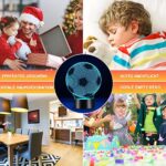 Linkax Basketball-Geschenke für Jungen, Kinder und Mädchen, Basketball-Geschenke für Jungen, 3D-Nachtlicht mit optischer Täuschung für Kinder, 16-farbiges Geburtstagsgeschenk, Kinderzimmerdekoration – Bild 7