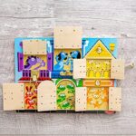 Melissa & Doug Holz Lernspielzeug Motorikbrett zum Verriegeln | Motorik Spielzeug für die Vorschule | Activity Board Kinder – Bild 3