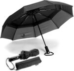 Ergonauts Reise-Regenschirm – winddicht, doppelt belüftet, Teflon-Beschichtung, kompakt & leicht