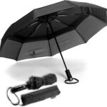 Ergonauts Reise-Regenschirm – winddicht, doppelt belüftet, Teflon-Beschichtung, kompakt & leicht