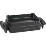 TEFAL OptiGrill Snacking & Baking Backschale XA725870, antihaftbeschichtet, wärmeisolierte Griffe, spülmaschinengeeignet, für Aufläufe, Brot, Süsses, etc, OptiGrill + und OptiGrill Elite, Schwarz