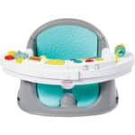 Infantino Musik & Licht 3 in 1 Discovery Sitz & Booster, Mitwachsender Babystuhl Booster Seat & Esszimmerstuhl, Mit Spielzeug und Snacktablett, Für Babys und Kleinkinder
