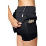 BALEAF Tennisrock Damen Sportrock Laufrock mit Hose Golfrock mit Tasche Kurz Rock mit Hose Drunter Sport Hosenrock für Running Tennis – Bild 2