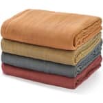 momcozy Baby Pucktuch, Mulltuch 120 x 120cm 4er Set, Mullwindeln aus Baumwolle und Bambus, Bio-Baumwolle Pucktuch Wickeltuch Baby Swaddle Blanket