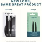 Cliganic Augenbrauen-Pinzetten-Set – Schräge & Spitze Pinzette aus Edelstahl für Damen & Herren – Bild 2