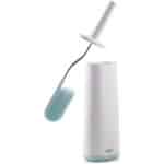 Joseph Joseph Flex - Hygienische Silikon-Toilettenbürste mit Halter, Anti-Tropf, Anti-Verstopfung Kopf