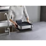 Joseph Joseph Rethink Your Sink – ausziehbares Geschirrabtropfset und Seifenspender aus Edelstahl – Bild 5