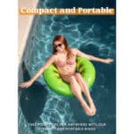 JOYIN 3 Stück Aufblasbare Schwimmringe mit Sommerfruchtmalerei, Kiwi, Zitrone und Wassermelone, 82.5 cm Badespielzeug für Poolparty Dekorationen – Bild 5