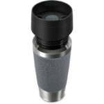 Emsa Travel Mug Classic – 360 ml Thermobecher, 4h heiß/8h kalt, auslaufsicher, Quick-Press-Verschluss, 360° Trinköffnung
