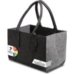 Tebewo Filztasche Premium - praktische Einkaufstasche - modische Shopping Bag - Einkaufskorb aus Filz - faltbare Tragetasche
