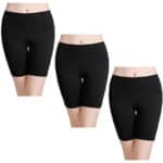 wirarpa Boxershorts Damen 3er Pack Lang Baumwolle Unterwäsche Weich Panties Hosen Unter Kleid
