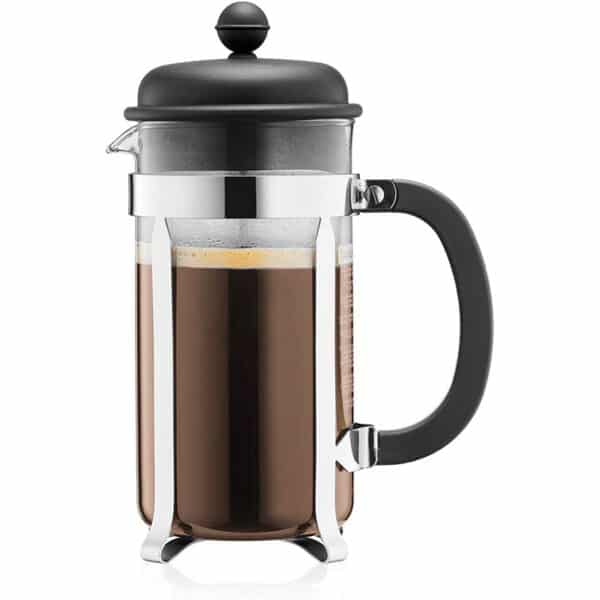 Bodum 1918-01 CAFFETTIERA Kaffeebereiter (French Press System, Permanent Edelstahlfilter, 1,0 liters)