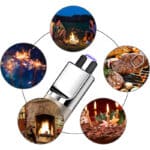 REIDEA Lichtbogen Stabfeuerzeug USB Aufladbar Feuerzeug, Lang Elektronisch Lichtbogen Feuerzeug/Arc Lighter für Kerzen, Feuerwerk, Küche, Flammenlos Kerzenanzünder – Bild 5