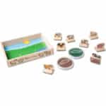 Melissa & Doug Holzstempel-Set – Kreativer Stempelspass für Kinder – Bild 4