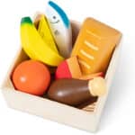 Melissa and Doug Holz Lebensmittel Kinderküche Zubehör Holz | Spielküche Zubehör Holz & Kaufladen Zubehör Holz | Küchenspielzeug für Kinder Küchenzubehör | Holzspielzeug Küche Kinder ab 2 Jahre – Bild 3