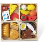 Melissa and Doug Holz Lebensmittel Kinderküche Zubehör Holz | Spielküche Zubehör Holz & Kaufladen Zubehör Holz | Küchenspielzeug für Kinder Küchenzubehör | Holzspielzeug Küche Kinder ab 2 Jahre – Bild 10