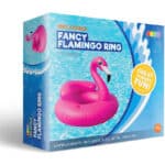 JOYIN Aufblasbare Flamingo Luftmatratze, Pool Float, Schwimmen Floss, Strand Schwimmbad Spielzeug, Aufblasbarer Schwebebett für Erwachsene & Kinder mit 2 Getränkehaltern und Kopfstütze – Bild 7