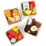 Melissa and Doug Holz Lebensmittel Kinderküche Zubehör Holz | Spielküche Zubehör Holz & Kaufladen Zubehör Holz | Küchenspielzeug für Kinder Küchenzubehör | Holzspielzeug Küche Kinder ab 2 Jahre