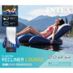 Intex Floating Recliner Lounge - Aufblasbarer Badelounge, mehrfarbig, 180 x 135 cm – Bild 4