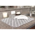 S&T INC. 497401 Geschirrmatte Saugstarke, wendbare Mikrofaser-Abtropfmatte für Küche, 40,6 x 45,7 cm – Bild 9