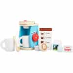 Melissa & Doug Aufbrühen und Servieren Kaffeemaschinen-Set aus Holz | Rollenspiel | Holzspielzeug | 3+ | Geschenk für Jungen oder Mädchen – Bild 4