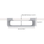 Joseph Joseph CupboardStore Unter Regal Aufbewahrungsfolie, Folie und Tasche Veranstalter, platzsparend – Bild 2