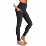 OUGES Damen Sport Leggings High Waist Leggins Yogahose Blickdichte Sporthose mit Taschen – Bild 3