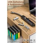 Stabfeuerzeug Lichtbogen Feuerzeug - Küche Gadgets, Elektronisch Plasma Feuerzeug USB Aufladbares Winddichte Flammenlose für Yankee Kerzen, Grill, Herd, Camping, Kamin – Bild 3