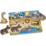 Melissa & Doug Kinder Holzspielzeug Steckbretter  | Lernspielzeug für 2-jährige Mädchen & Jungen, Geschenke Puzzles Kleinkind |Kinder Holzpuzzles 2+ J. | Puzzles für Kinder im Alter von 2 3 4 – Bild 2