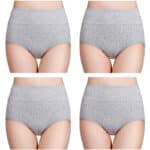 wirarpa Damen Unterhosen Baumwolle Slips Damen Hoher Taille Atmungsaktive Taillenslip Wochenbett Unterwäsche Mehrpack