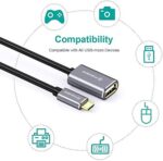 POSUGEAR OTG Adapter, Micro USB 2.0 Stecker auf USB Buchse OTG Kabel Android Vergoldet für Kompatibel mit Samsung Galaxy S7, Galaxy Note 5, Galaxy Tab 3 et d'Autres Smartphones/Tablettes – Bild 2