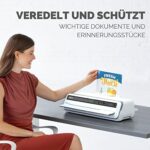 Fellowes Laminierfolien A4 ImageLast, 80 Mikron (2 x 80 Mikron), 100 Stück, transparent mit Ausrichtungshilfe. Ideal für Fotos und Informationshinweise mit optimalem Kontrast – Bild 7